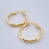 Candongas Gera 1.4gr / 3/4 in / Oro Amarillo 18K &