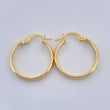 Candongas Gera 1.4gr / 3/4 in / Oro Amarillo 18K &