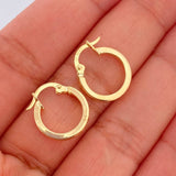 Candongas Tribal 1.1gr / 3/4 in / Oro Amarillo 18K &