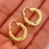 Candongas Rudi 2.75gr / 3/4 in / Oro Amarillo 18K &