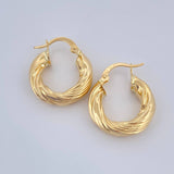 Candongas Rudi 2.75gr / 3/4 in / Oro Amarillo 18K &