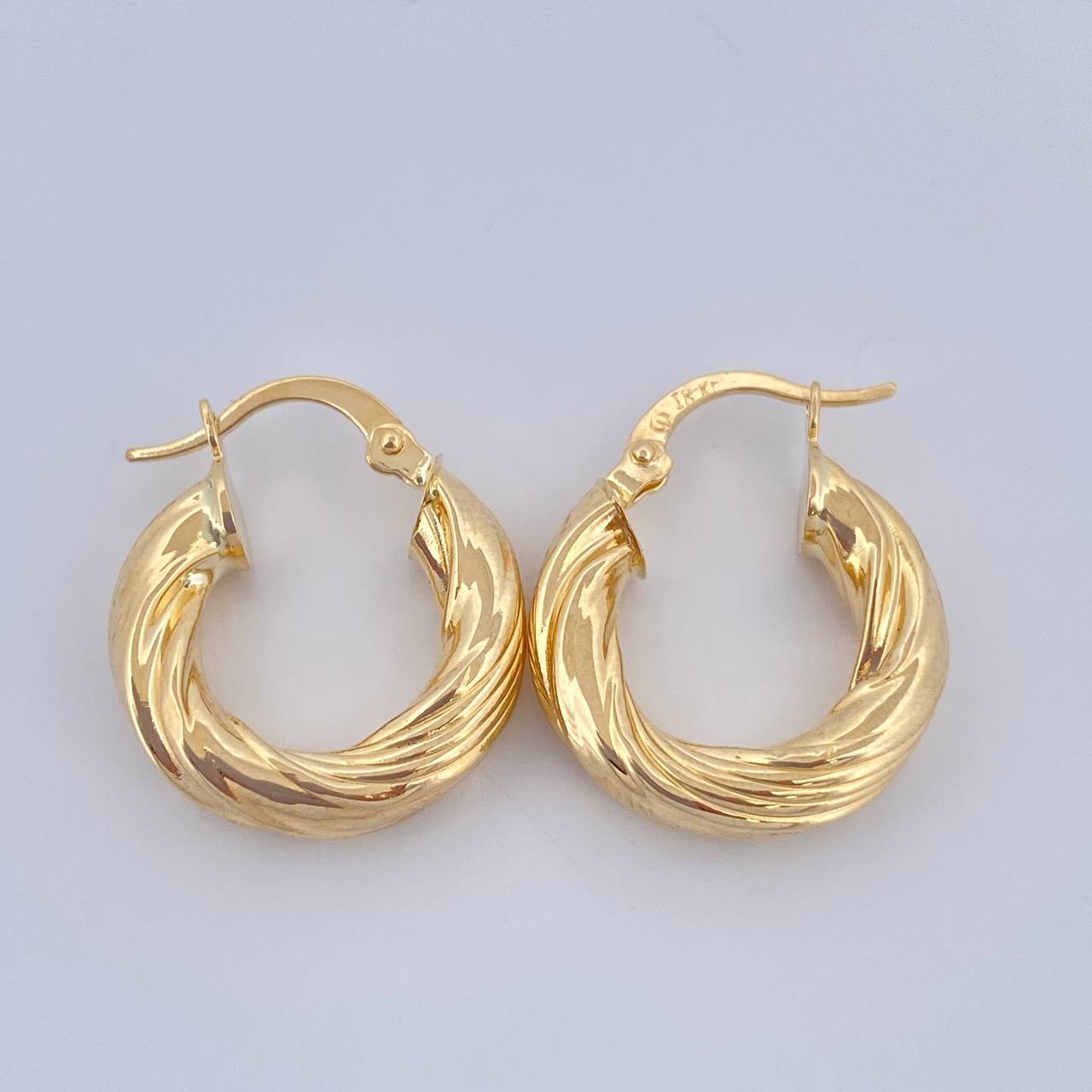 Candongas Rudi 2.75gr / 3/4 in / Oro Amarillo 18K &