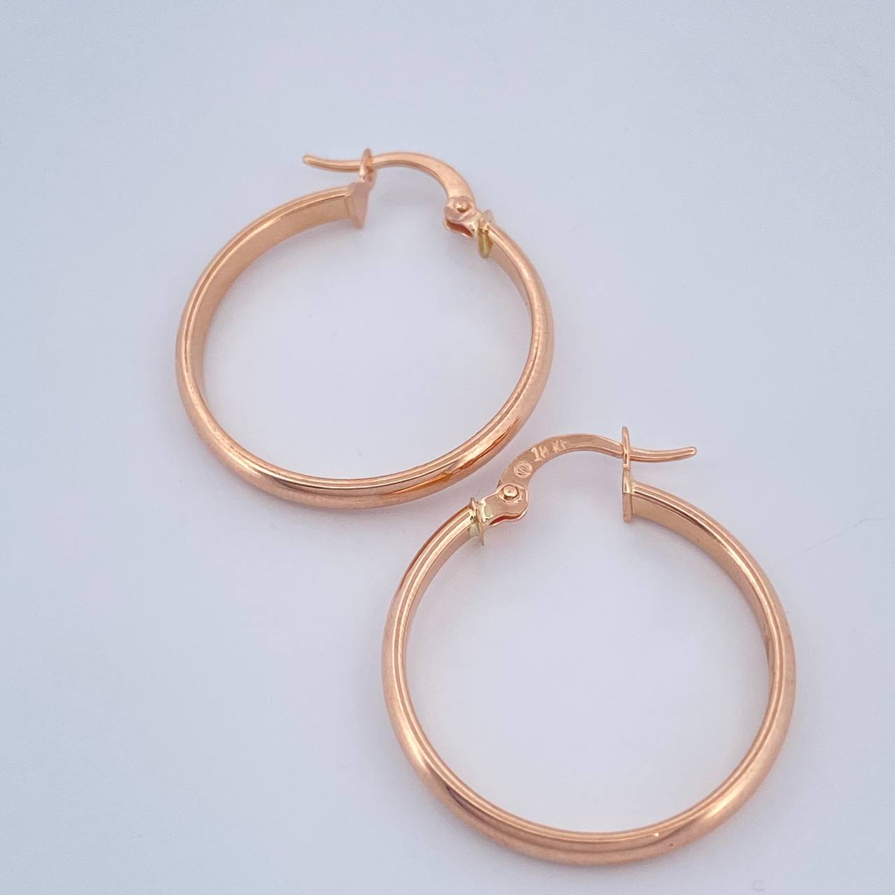 Candongas Nati 1.7gr / 1 in / Oro Rosa 18K &