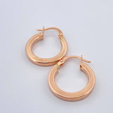 Candongas Andy 1.75gr / 3/4 in / Oro Rosa 18K &