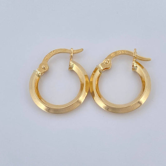 Candongas Clau 1.25gr / 3/4 in / Oro Amarillo 18K %