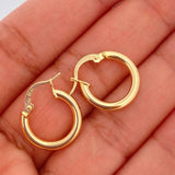 Candongas Jass 1.4gr / 3/4 in / Oro Amarillo 18K &