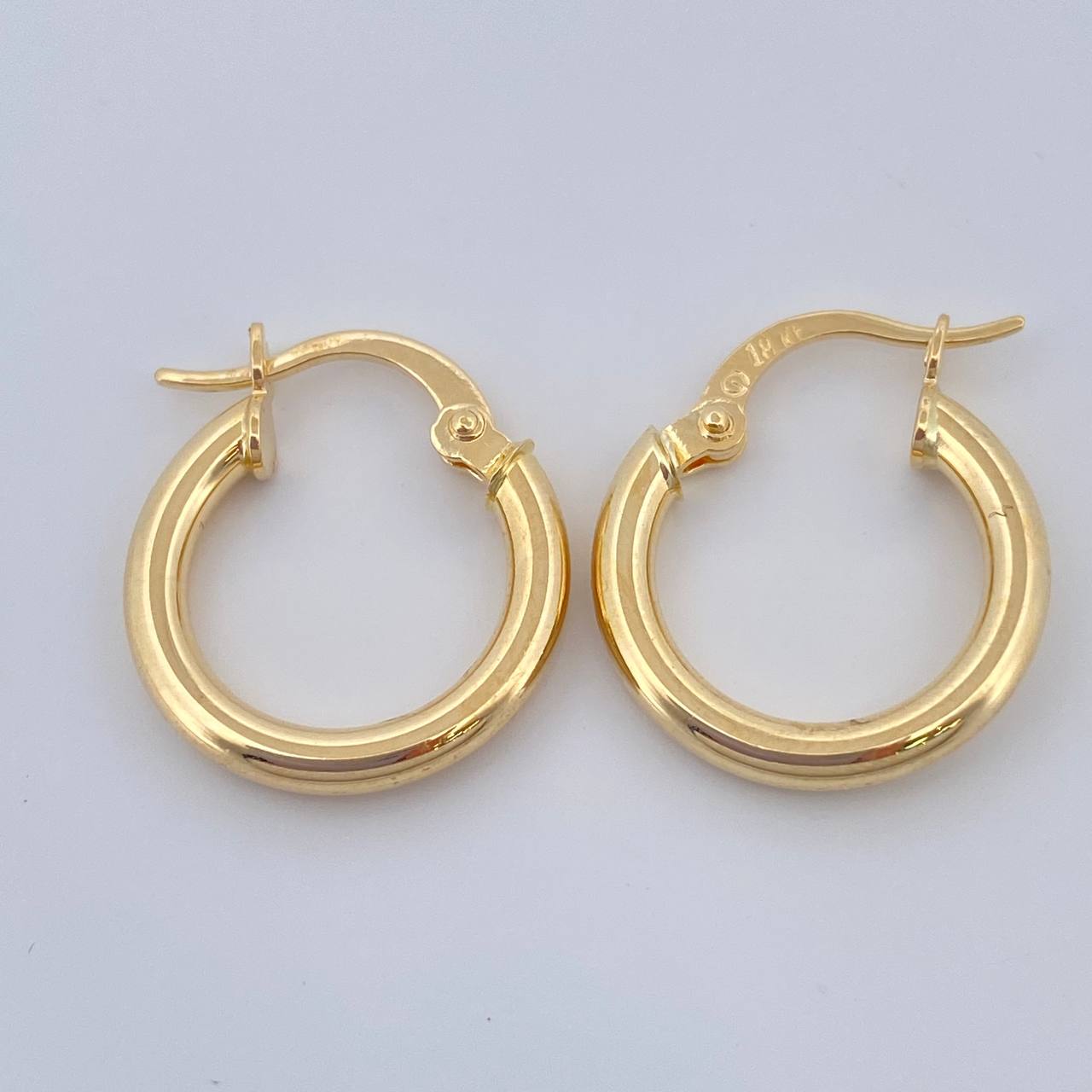 Candongas Jass 1.4gr / 3/4 in / Oro Amarillo 18K &