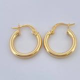 Candongas Jass 1.4gr / 3/4 in / Oro Amarillo 18K &