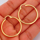 Candongas Jass 1.6gr / 1 1/4 in / Oro Amarillo 18K &