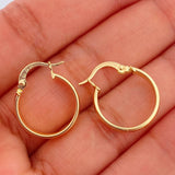 Candongas Miku 1.35gr / 3/4 in / Oro Amarillo 18K &