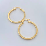 Candongas Miku 1.95gr / 1 1/4 in / Oro Amarillo 18K &