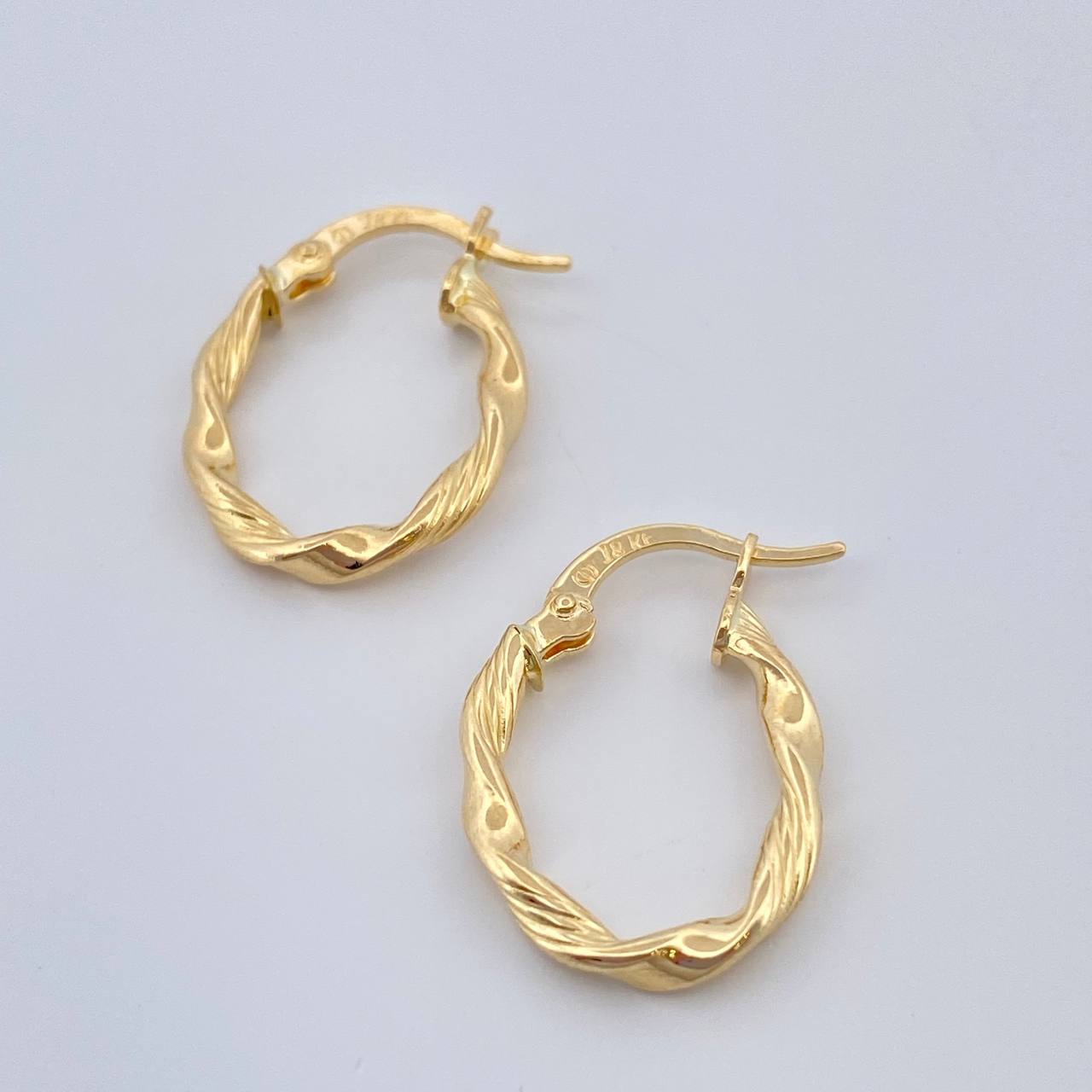 Candongas Asby 1.25gr / 3/4 in / Oro Amarillo 18K &