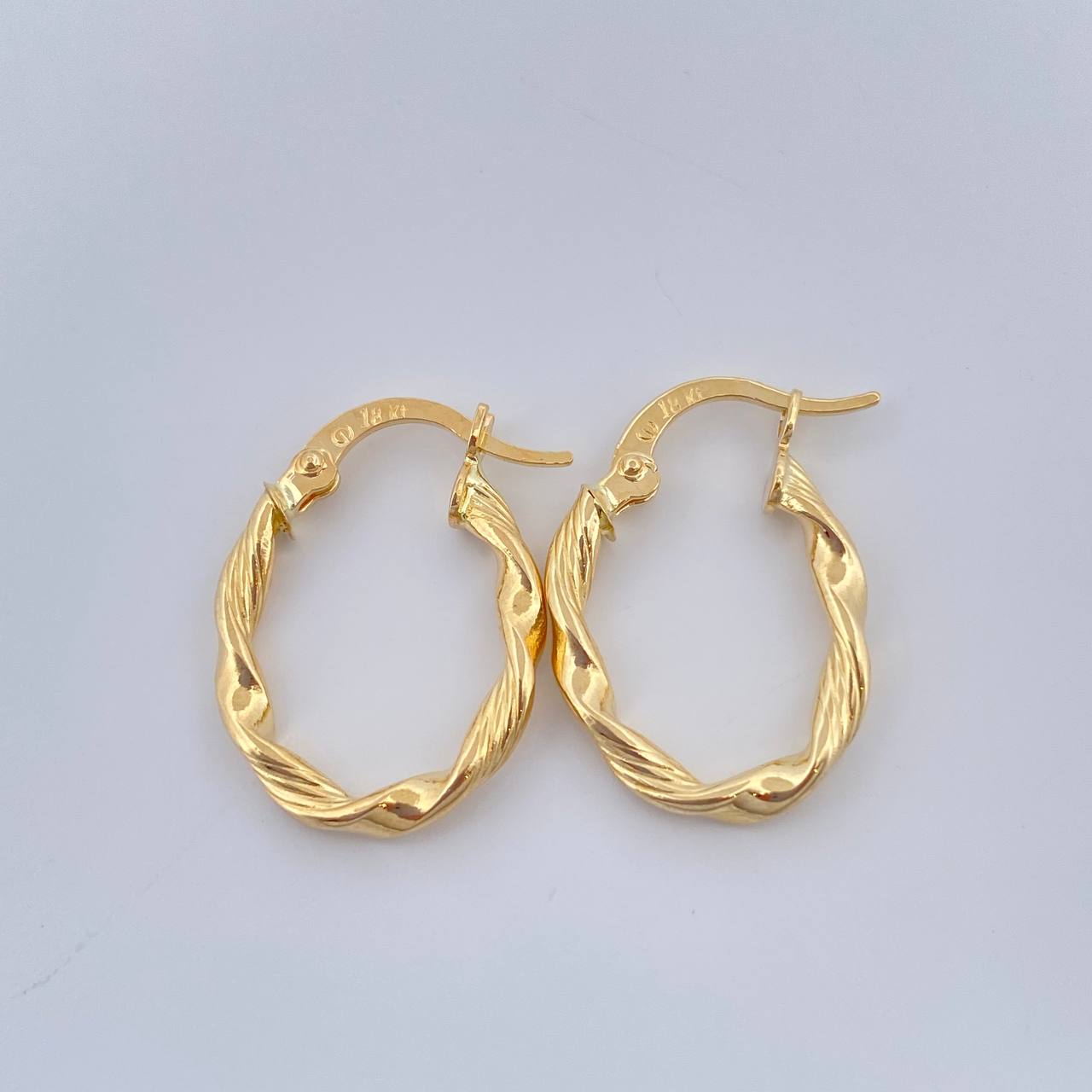 Candongas Asby 1.25gr / 3/4 in / Oro Amarillo 18K &