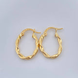 Candongas Asby 1.25gr / 3/4 in / Oro Amarillo 18K &