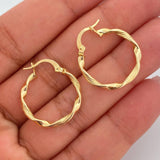 Candongas Asby 1.5gr / 1 in / Oro Amarillo 18K &