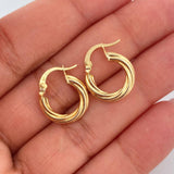 Candongas Arielle 1.55gr / 3/4 in / Oro Amarillo 18K &