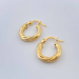Candongas Arielle 1.55gr / 3/4 in / Oro Amarillo 18K &