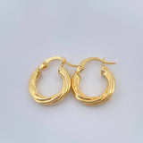 Candongas Arielle 1.55gr / 3/4 in / Oro Amarillo 18K &