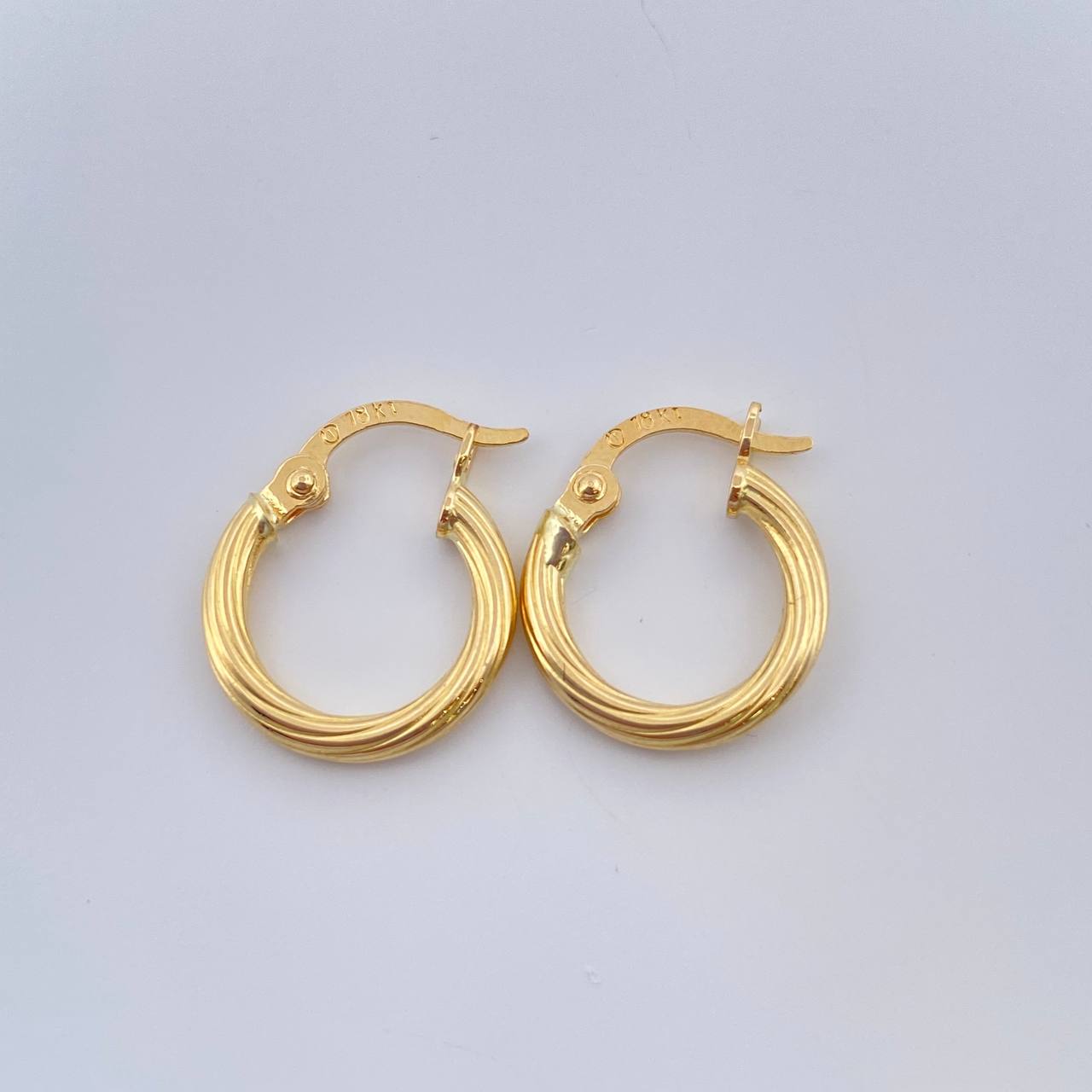Candongas Arielle 1.7gr / 3/4 in / Oro Amarillo 18K &