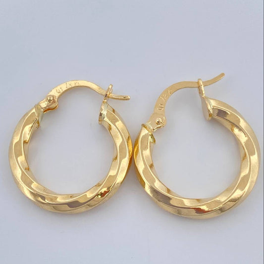 Candongas Kari 1.95gr / 3/4 in / Oro Amarillo 18K &