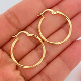 Candongas Lui 1.4gr / 2cm / Entorchadas Oro Amarillo 18K &