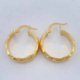 Candongas Lary 2.6gr / 1 in / Oro Amarillo 18K &