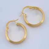 Candongas Winter 1.9gr / 3/4 in / Oro Amarillo 18K &