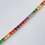 Pulso Tennis 13.3gr / 6 1/2 in / 3.43mm Oro Amarillo 18K %