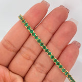 Pulso Tennis 13.7gr / 7 in / 3.48mm Oro Amarillo 18K %