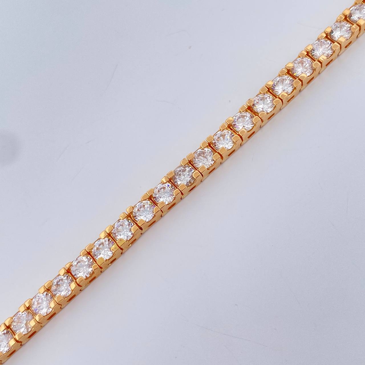 Pulso Tennis 14.55gr / 7 in / 3.4mm Oro Amarillo 18K %