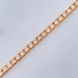 Pulso Tennis 18.15gr / 7 3/4 in / 3.88mm Oro Amarillo 18K %