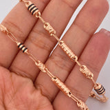 Cadena Rustica Barril X 11.95gr / 24 in / 4.13mm Oro Rosa 18K %