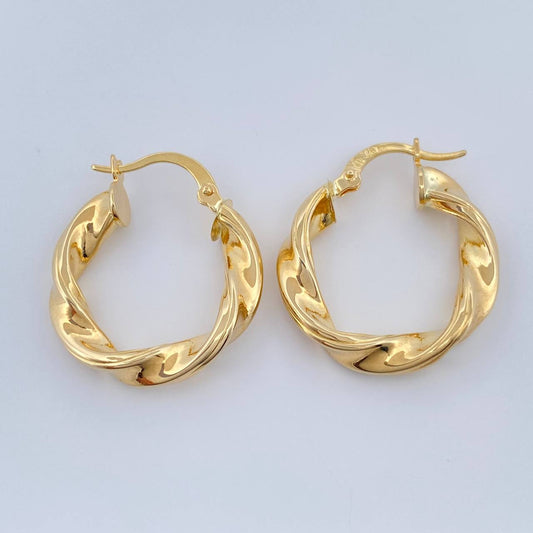 Candongas Charin 2.6gr / 1 in / Oro Amarillo 18K %