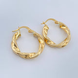Candongas Charin 2.6gr / 1 in / Oro Amarillo 18K %
