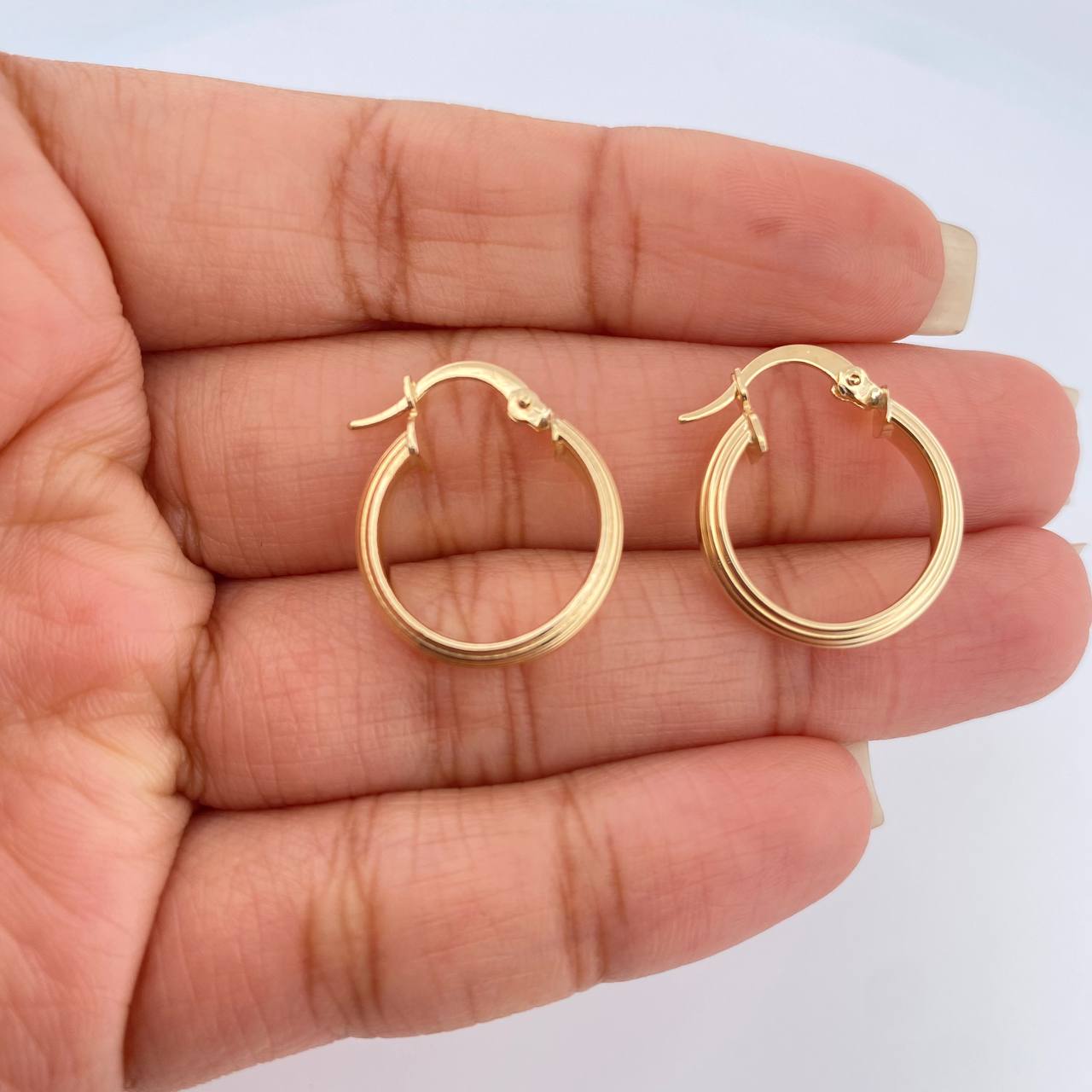 Candongas Winter 2gr / 3/4 in / Oro Amarillo 18K %