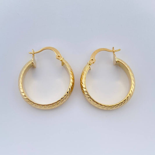 Candongas Kuki 2.75gr / 1 in / Oro Amarillo 18K %