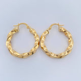 Candongas Kari 3.3gr / 1 1/4 in / Oro Amarillo 18K %