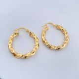 Candongas Kari 3.3gr / 1 1/4 in / Oro Amarillo 18K %