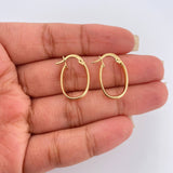 Candongas Andy Ovaladas 1.3gr / 3/4 in / Oro Amarillo 18K %