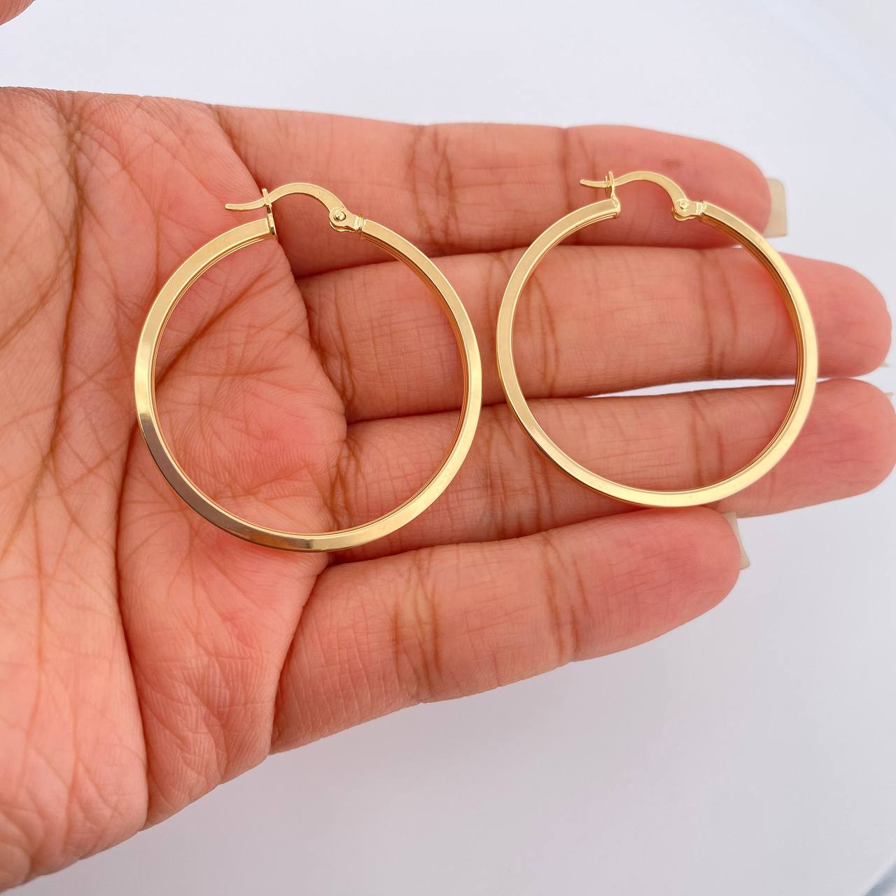 Candongas Andy 2.45gr / 1 1/2 in / Oro Amarillo 18K %