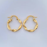 Candongas Jenn 1.2gr / 3/4 in / Oro Amarillo 18K %