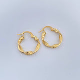 Candongas Jenn 1.2gr / 3/4 in / Oro Amarillo 18K %