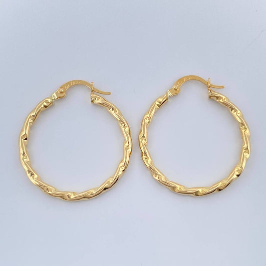 Candongas Milu 1.75gr / 1 1/4 in / Oro Amarillo 18K %