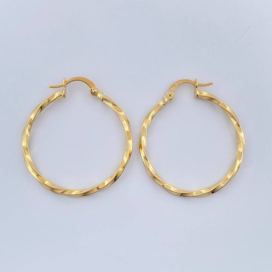 Candongas Deis 1.45gr / 1 1/4 in / Oro Amarillo 18K %