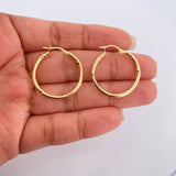 Candongas Megan 1.55gr / 1 in / Oro Amarillo 18K %