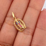 Dije Virgen Guadalupe 1.25gr / 3/4 in / Oro Amarillo 18K %