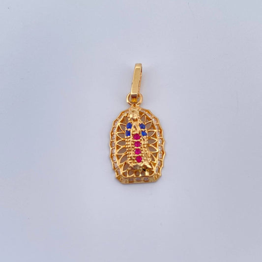 Dije Virgen Guadalupe 1.25gr / 3/4 in / Oro Amarillo 18K %