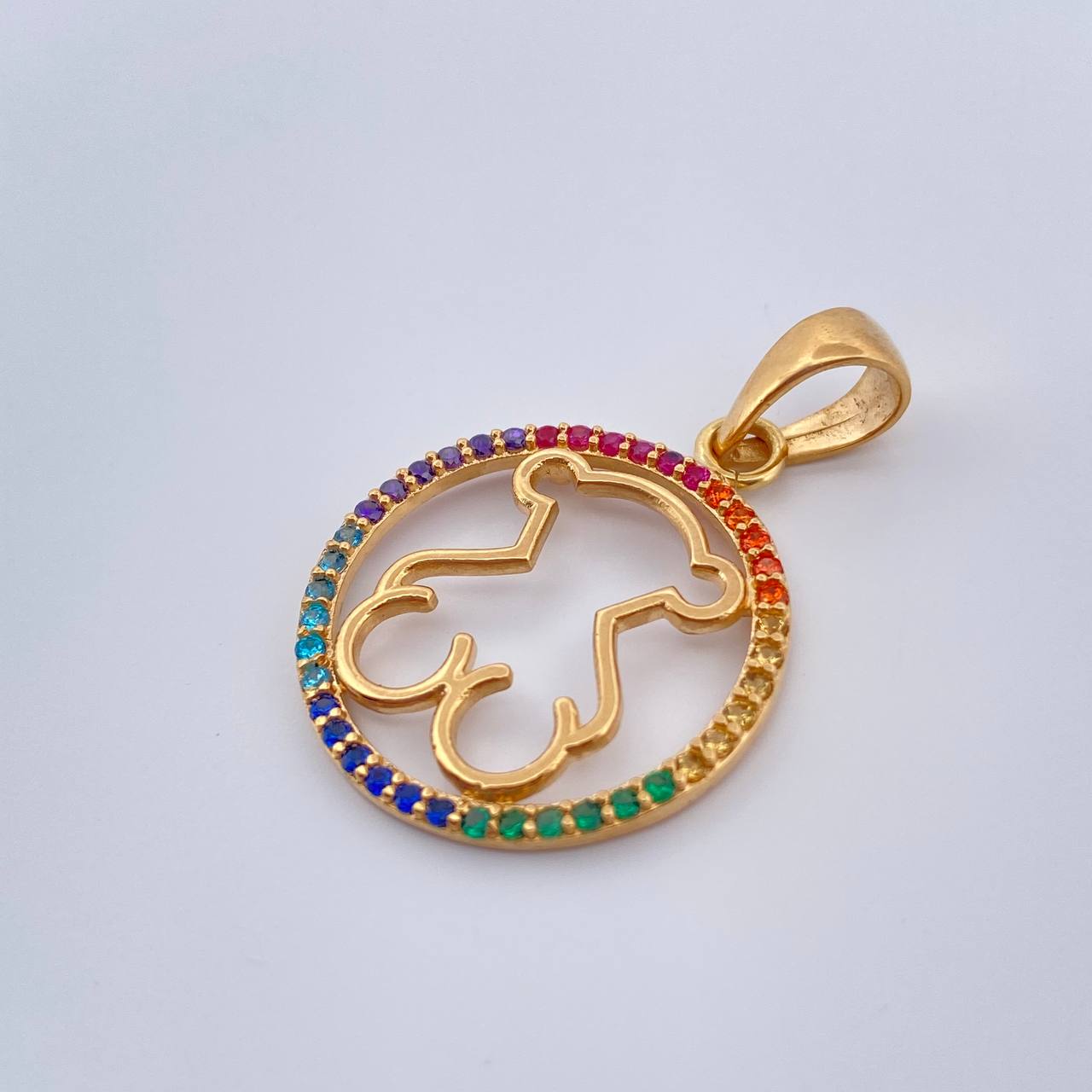 Dije Silueta Oso Ts 3gr / 1 1/4 in / Oro Amarillo 18K %