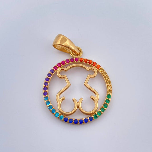 Dije Silueta Oso Ts 3gr / 1 1/4 in / Oro Amarillo 18K %