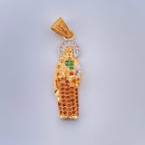 Dije San Jose 2.85gr / 1 1/4 in / Dos Oros Amarillo Blanco 18K %